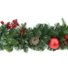 Victoria wreath cones & red deco mat d60cm|ohgreen New