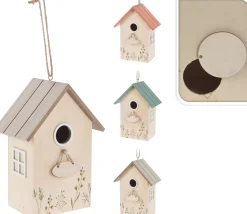 Vogelhuis hout 3ass kleur|ohgreen