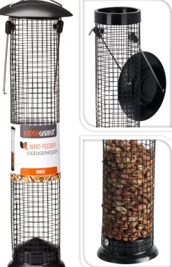 Vogelvoerhouder metaal 10x35cm|ohgreen Best