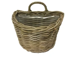 Wandhanger antiekgrijs 38X24H25CM|ohgreen