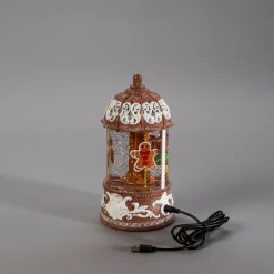 Waterspinner caroussel peperkoekfiguurtjes led warmwit voor binnen|ohgreen Sale