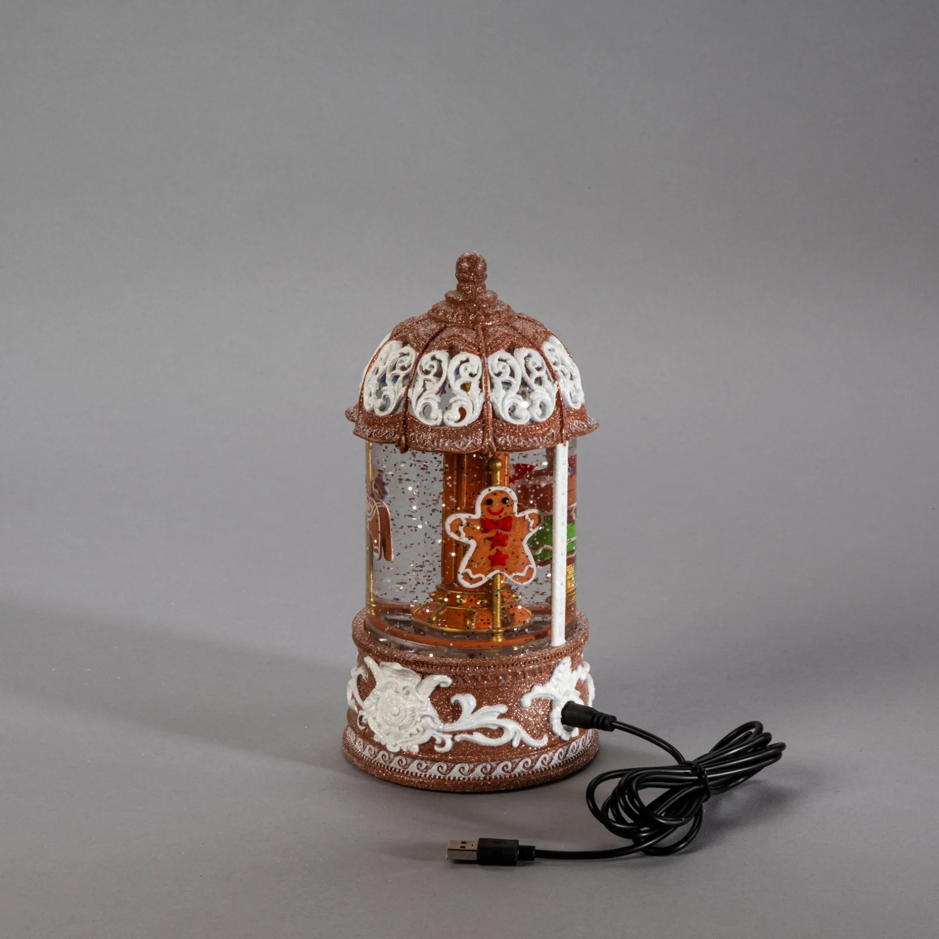 Waterspinner caroussel peperkoekfiguurtjes led warmwit voor binnen|ohgreen Sale