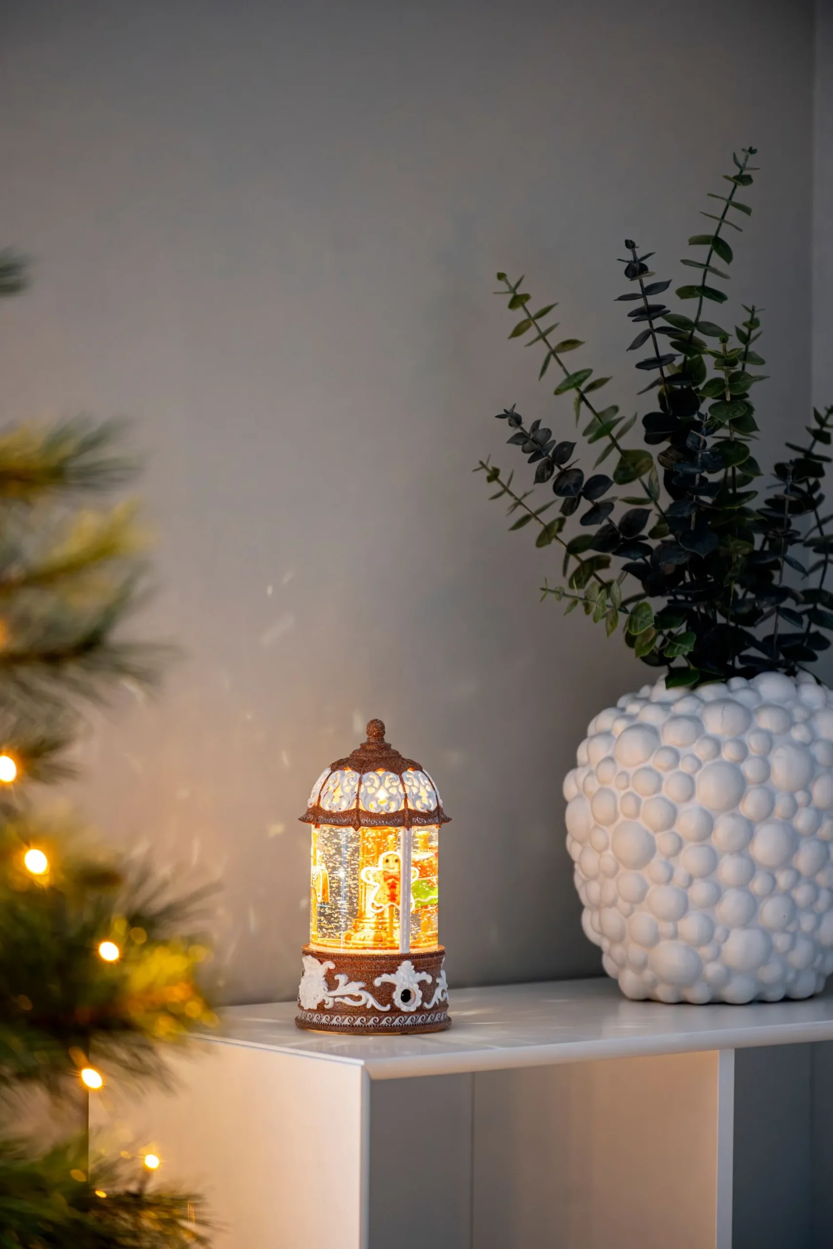 Waterspinner caroussel peperkoekfiguurtjes led warmwit voor binnen|ohgreen Sale