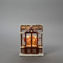 Waterspinner peperkoekhuisje led warmwit voor binnen|ohgreen Discount