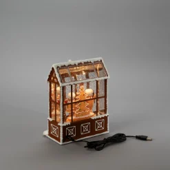 Waterspinner peperkoekhuisje led warmwit voor binnen|ohgreen Discount