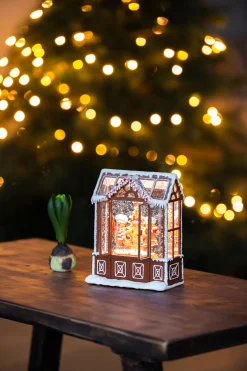 Waterspinner peperkoekhuisje led warmwit voor binnen|ohgreen Discount