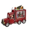 Waterspinner truck met kerstman led warmwit voor binnen|ohgreen Discount