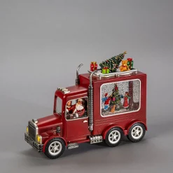 Waterspinner truck met kerstman led warmwit voor binnen|ohgreen Discount