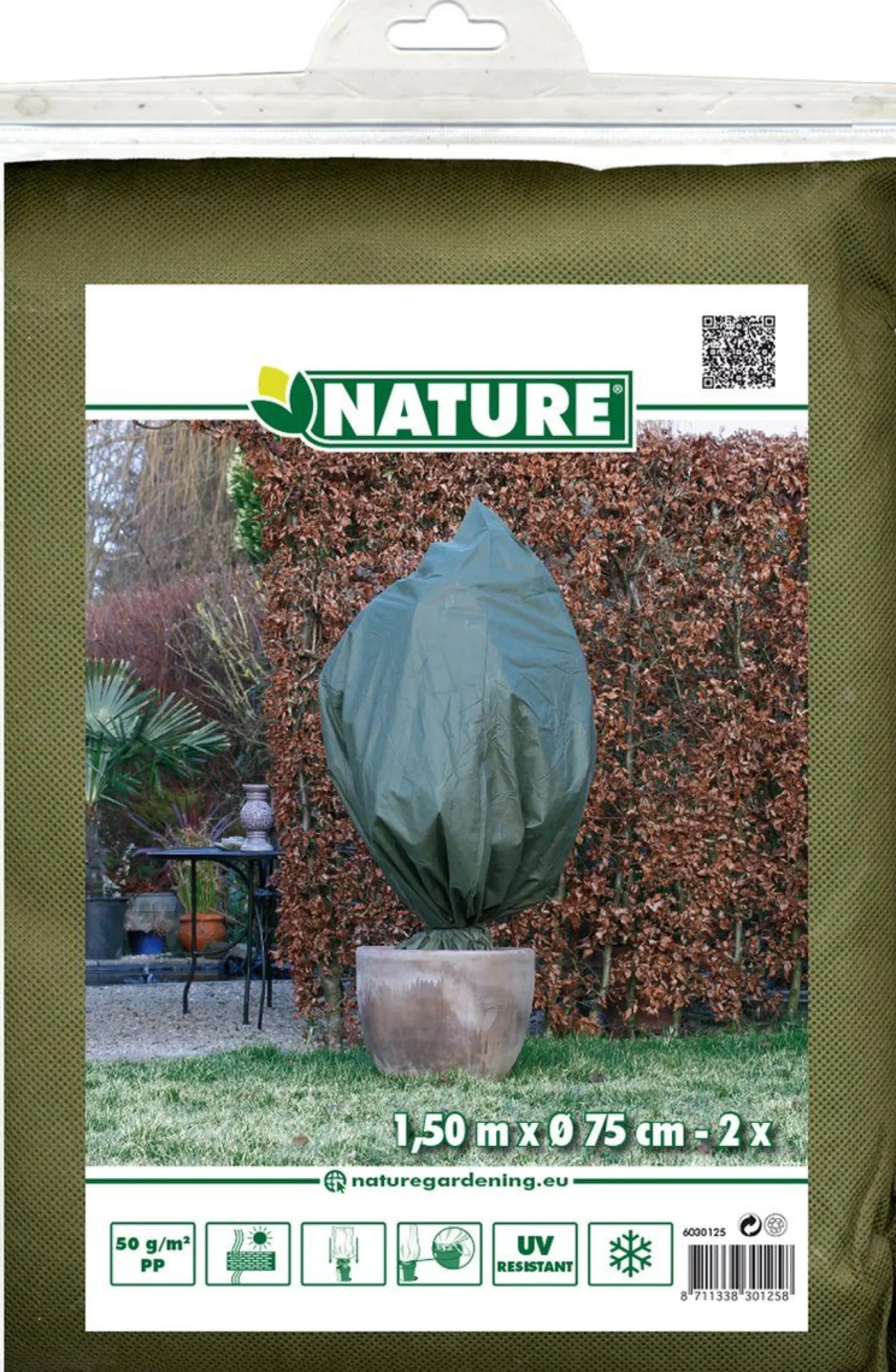 Winterafdekhoes 75cmx1,5m groen 2 stuks|ohgreen Clearance