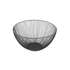 WIRE MAND ZWART D25CM H14CM|ohgreen New