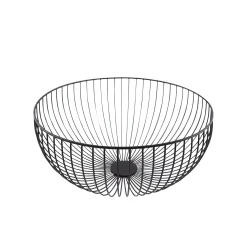 WIRE MAND ZWART D30CM H13CM|ohgreen