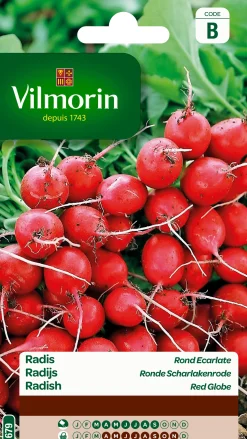 Zaden radijs ronde scharlakenrode 10g|ohgreen Online