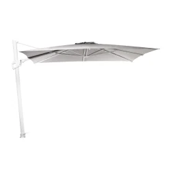 Zweefparasol Deluxe wit-licht grijs|ohgreen Sale
