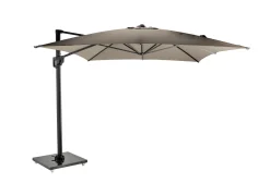 Zweefparasol Malaga antraciet-taupe|ohgreen Clearance