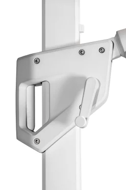 Zweefparasol Malaga wit-soft grijs|ohgreen Online