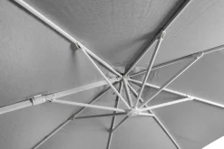 Zweefparasol Malaga wit-soft grijs|ohgreen Online