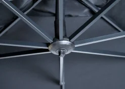 Zweefparasol Monterey zwart-zwart|ohgreen Clearance